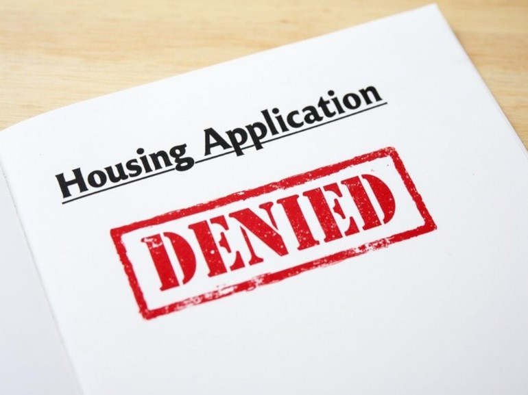 Denied Housing Application
