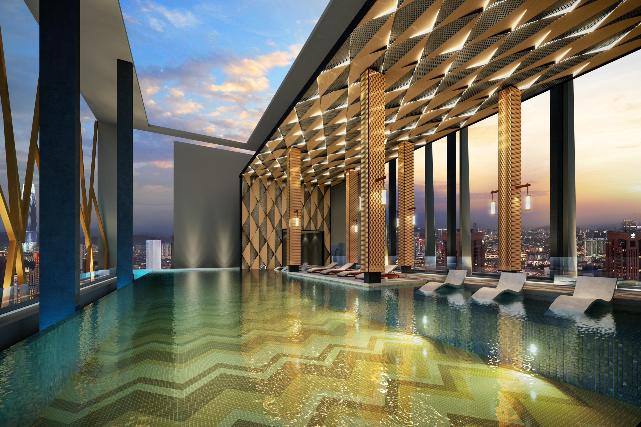 Swimming Pool View at Causewayz Square