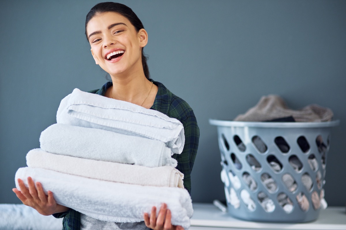 Women doing laundry