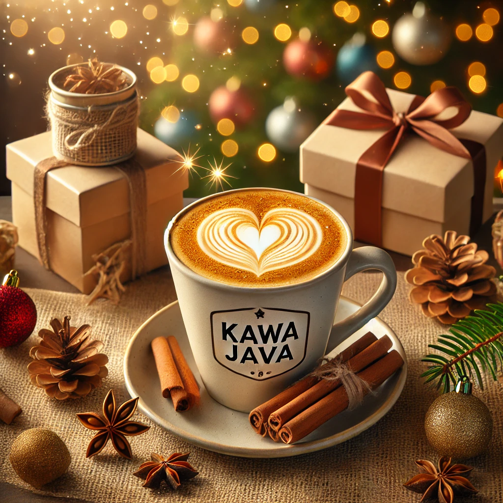 Latte art, coffee art, latte designs, holiday coffee, seasonal latte, creative coffee, barista art, latte art ideas, coffee culture, Kawa Java, coffee season, espresso art, steamed milk designs, coffee creativity, warm coffee vibes