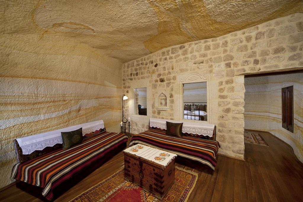Communal space within king suite accommodation for group travelers Turkey