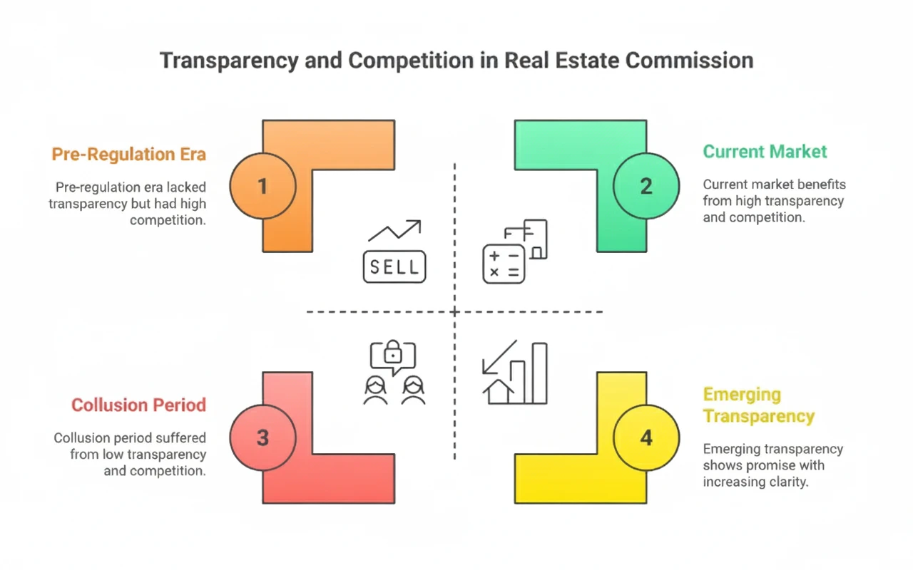 competition history in real estate agent commission in NZ