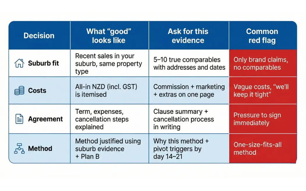 Real estate agent  in Wellington-Decision guide