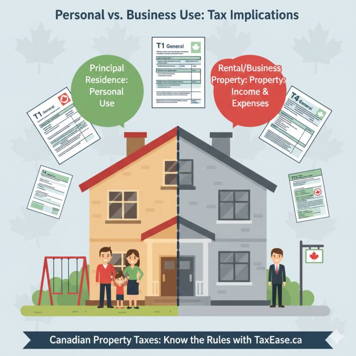 Infographic summarizing 5 key tips when selling your home in Canada: keep improvement receipts, allocate split use, designate via T2091, beware flipping rule, file timely
