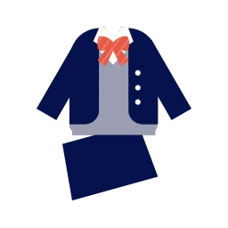 School uniform icon representing pricing cap rules and improved affordability for families. School uniform icon representing pricing cap rules and improved affordability for families.