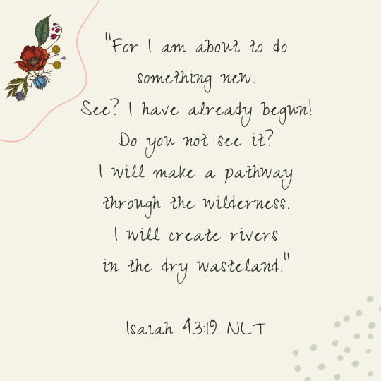 Streams in the desert - Isaiah 43:19 Streams in the desert - Isaiah 43:19