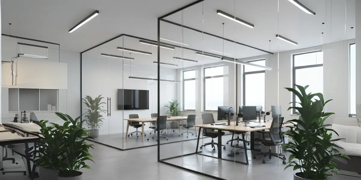 After — Mount Pleasant Office Glass Partition