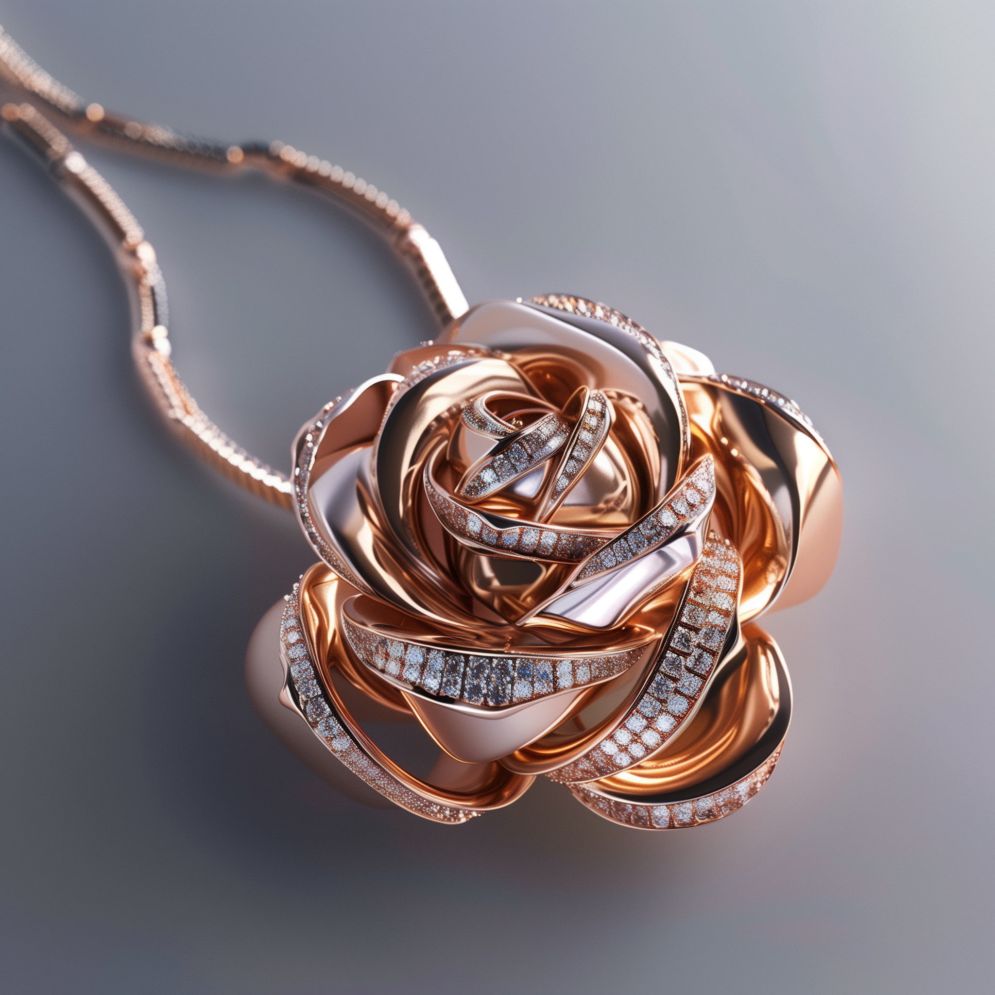 hamed arab ntricate rose gold necklace with diamond accents hamed arab ntricate rose gold necklace with diamond accents