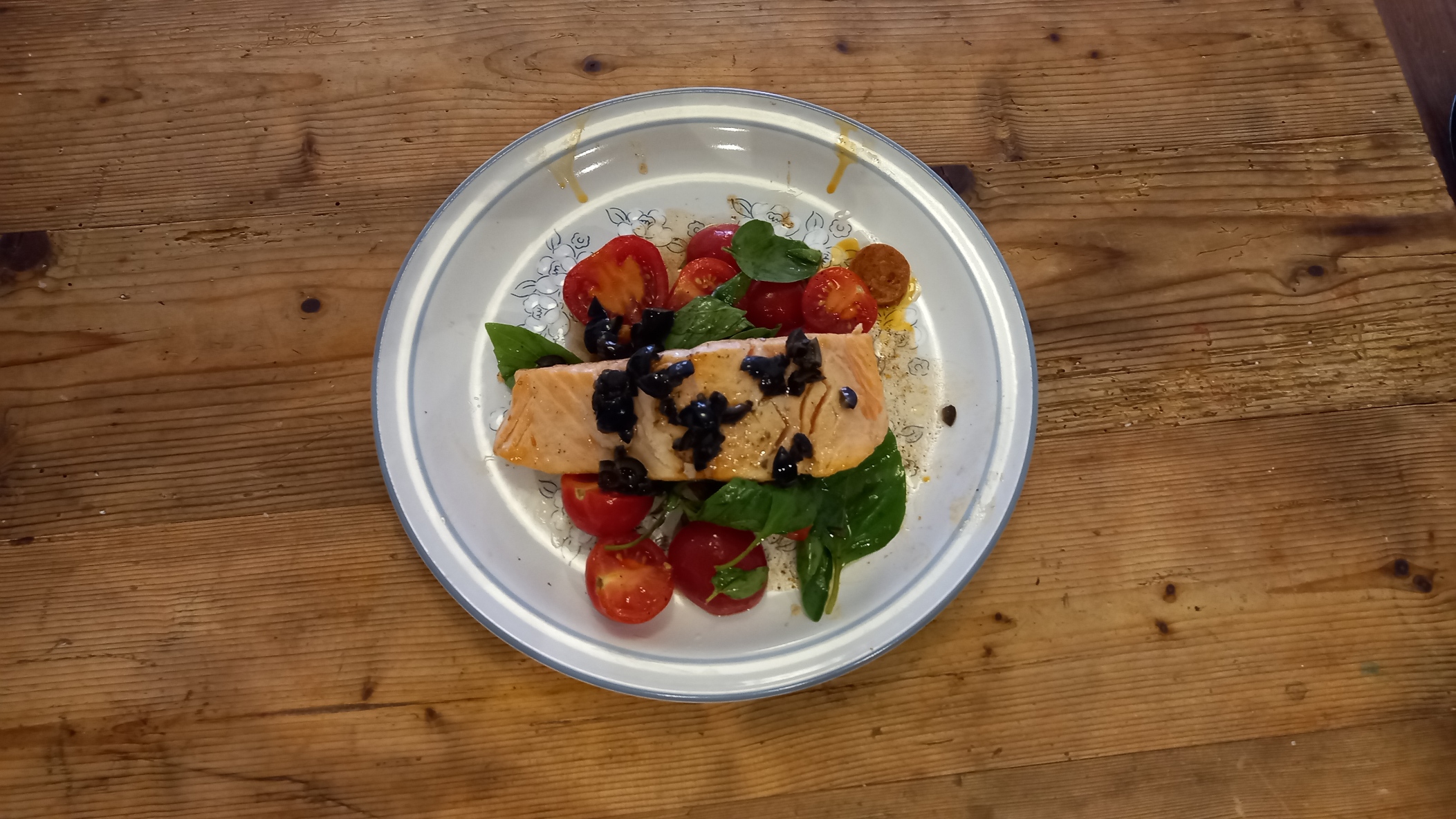 Smoky Chorizo Salmon