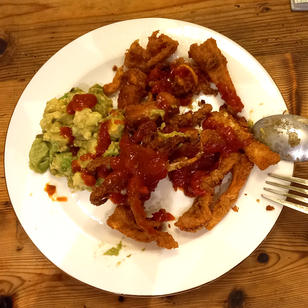 Crispy Squid & Smashed Avo Crispy Squid & Smashed Avo