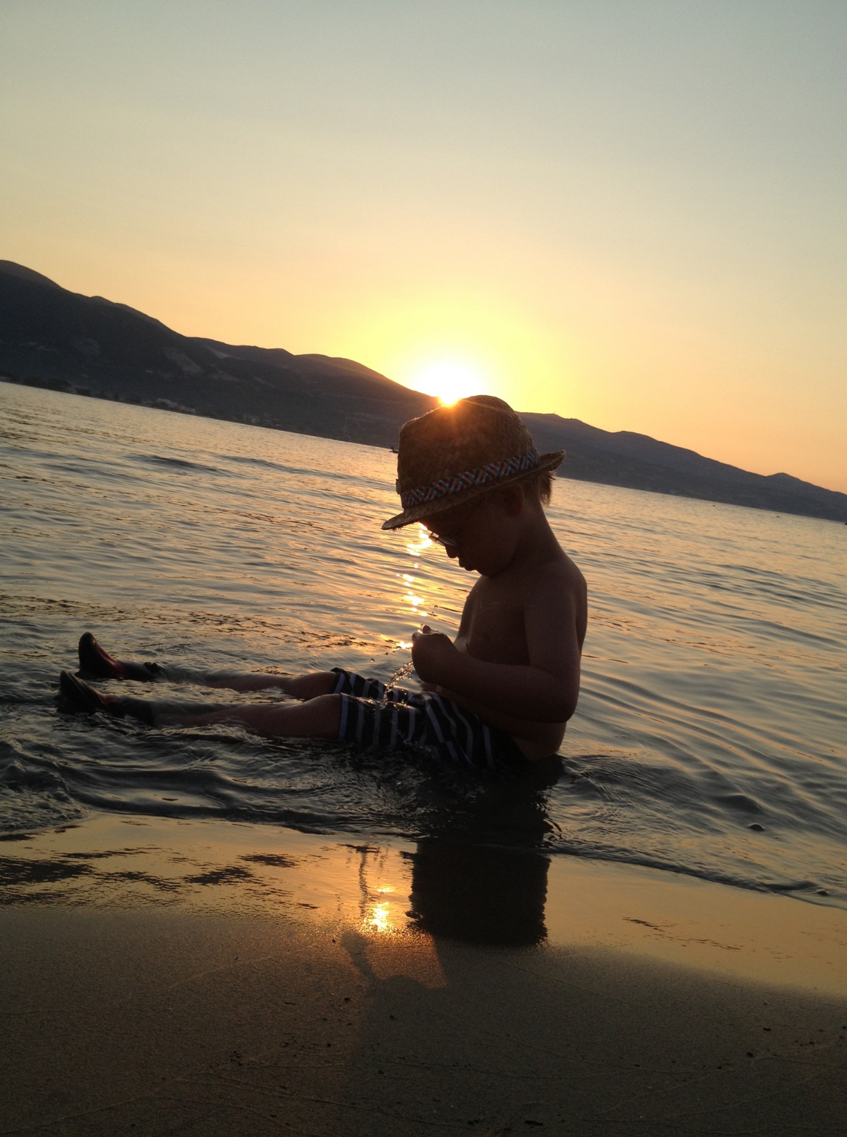 Summer holidays, sunset, recharge