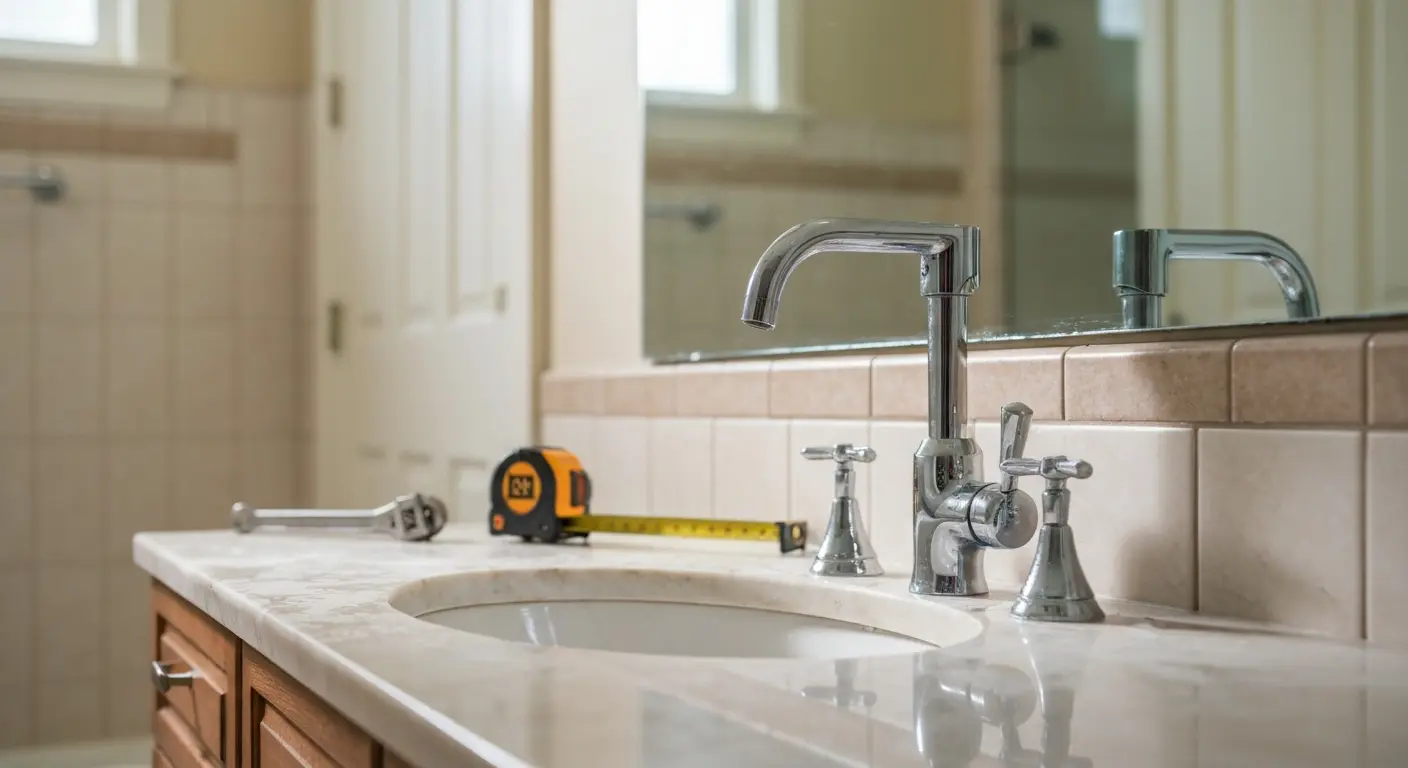 Faucet and fixture installation