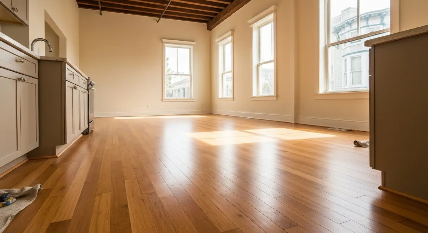 Kitchen flooring installation