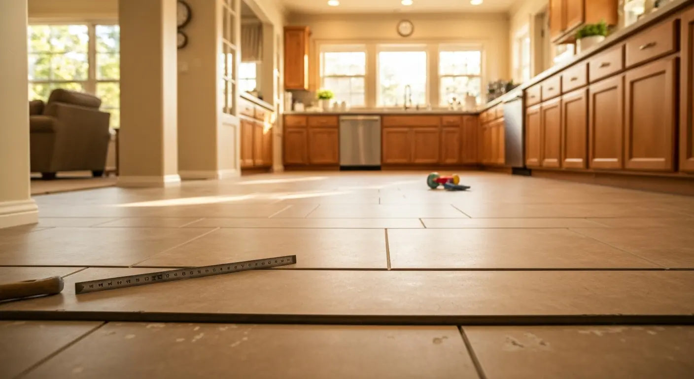 Kitchen flooring installation in Fair Oaks