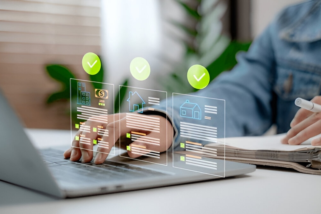 A person uses a laptop to manage real estate tasks, showing how to stack multiple lead sources with AMPLIFIREI. A person uses a laptop to manage real estate tasks, showing how to stack multiple lead sources with AMPLIFIREI.