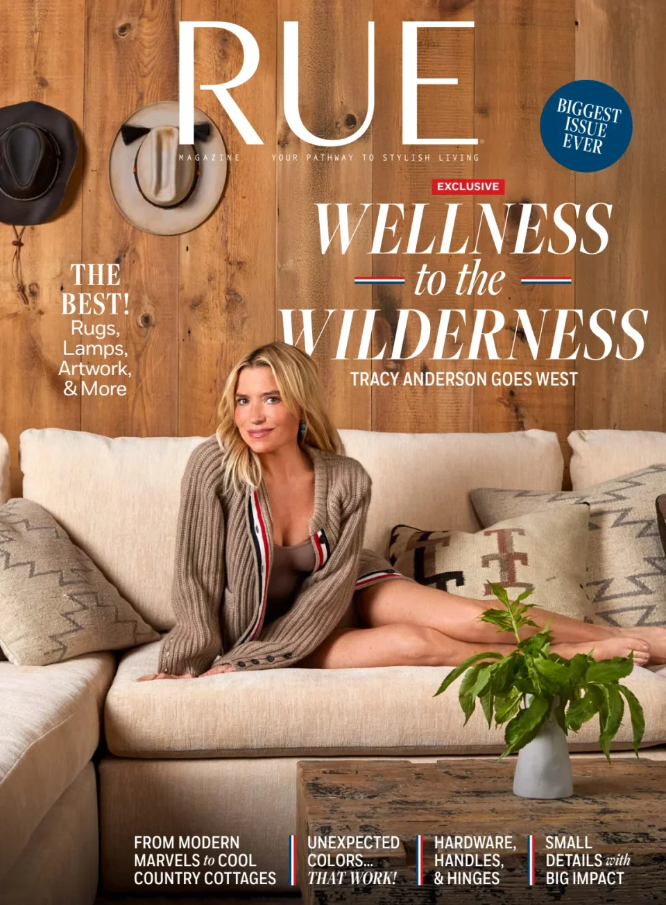 Magazine cover featuring Lauri Morrison