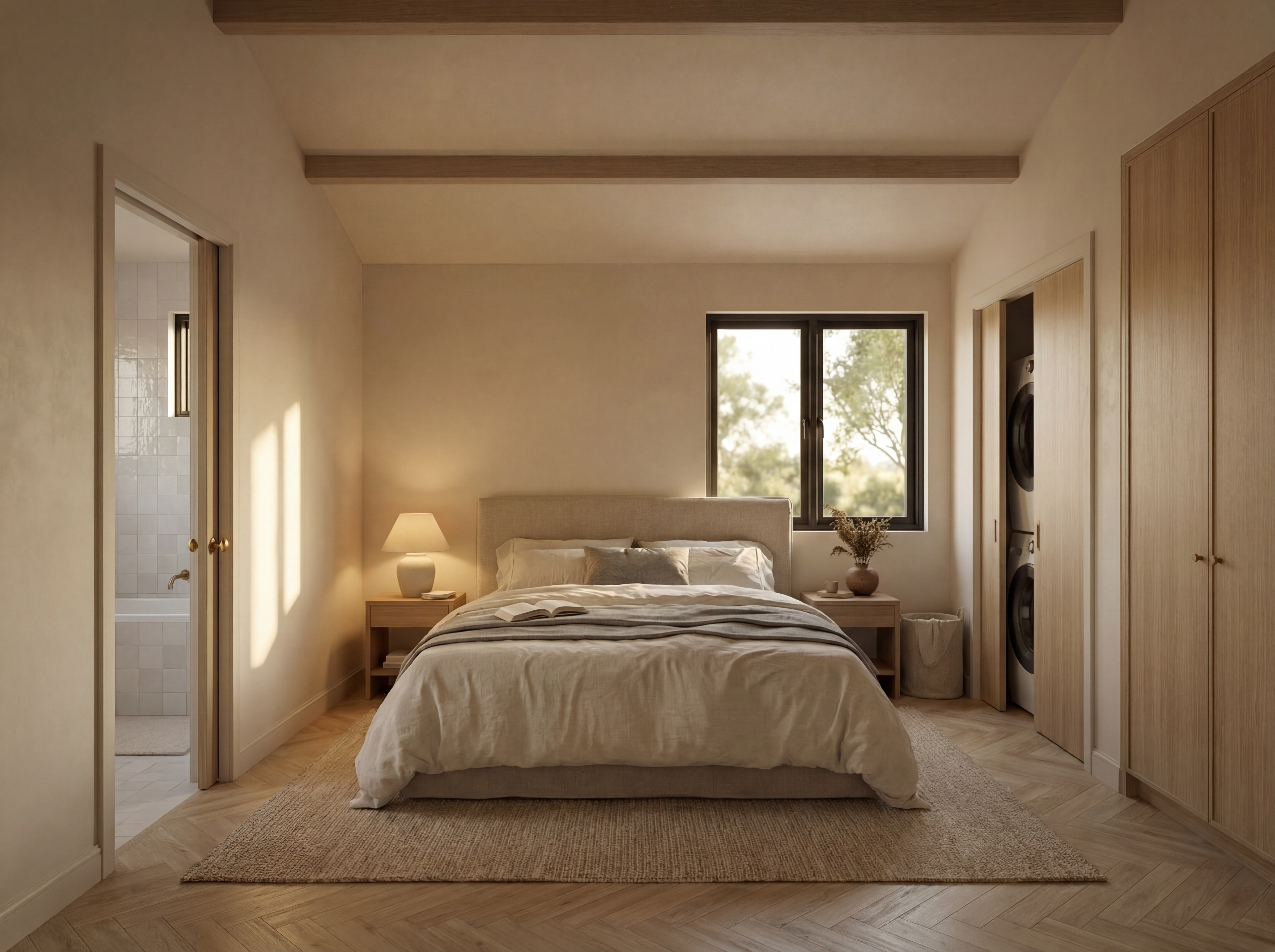 Refined ADU exterior — clean lines and warm, quiet materials