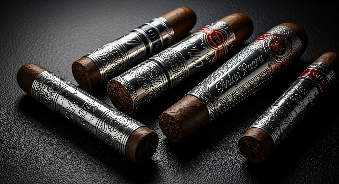Types of Personalized Silverware cigars