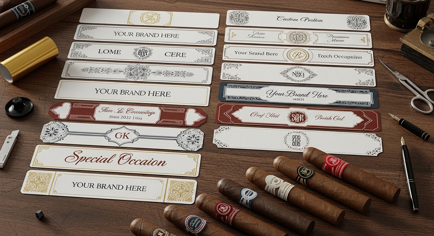 Custom Cigar Band Template