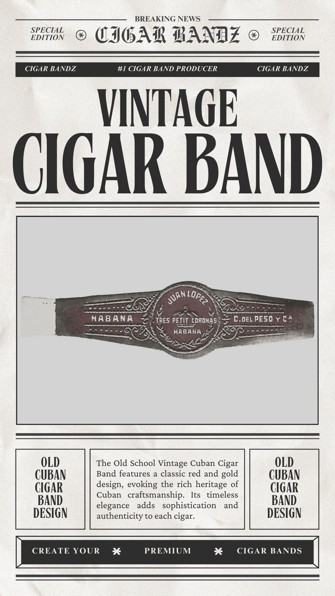Old vintage cigar bands Old vintage cigar bands