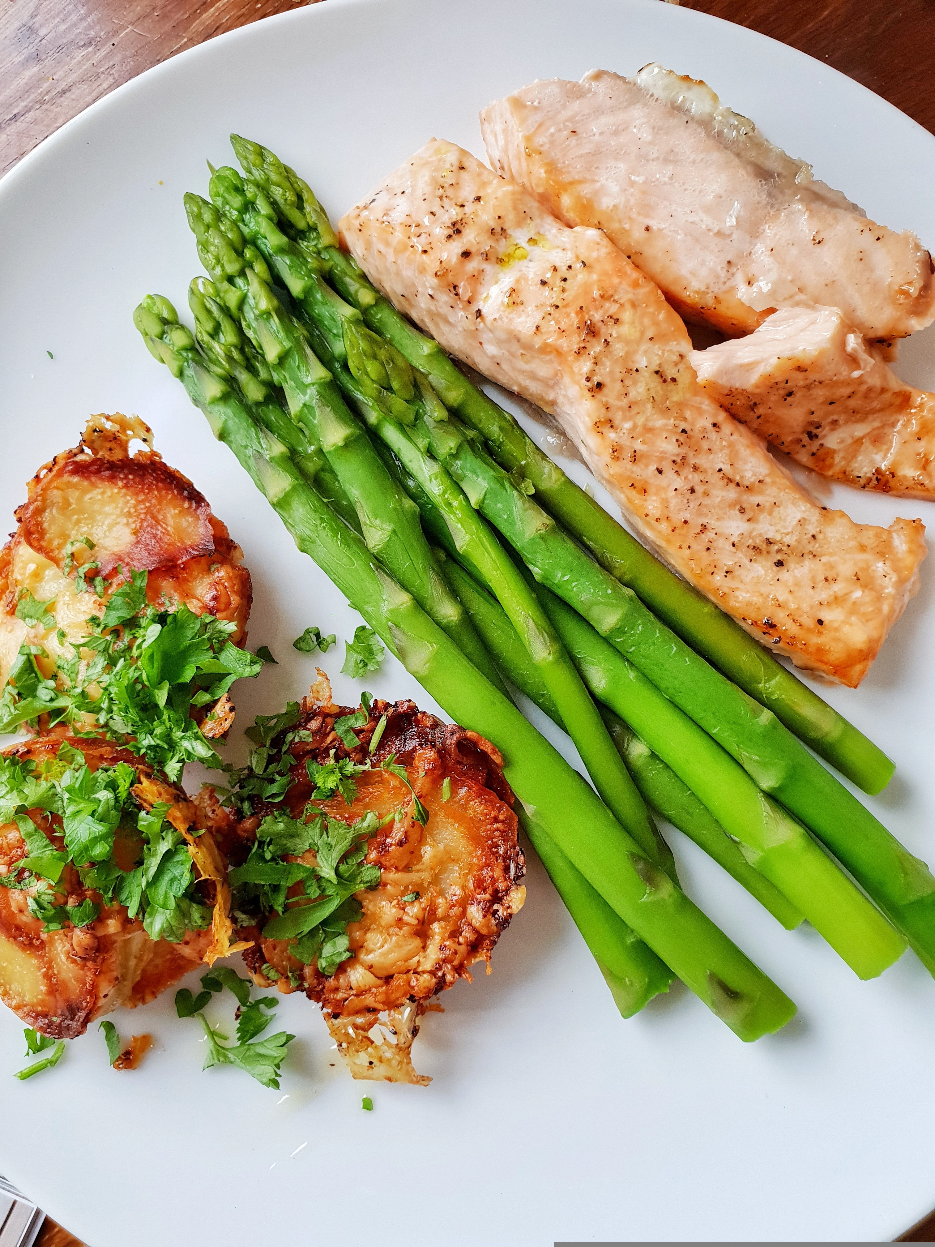 Salmon and Asparagus Sheet-Pan Dinner Salmon and Asparagus Sheet-Pan Dinner