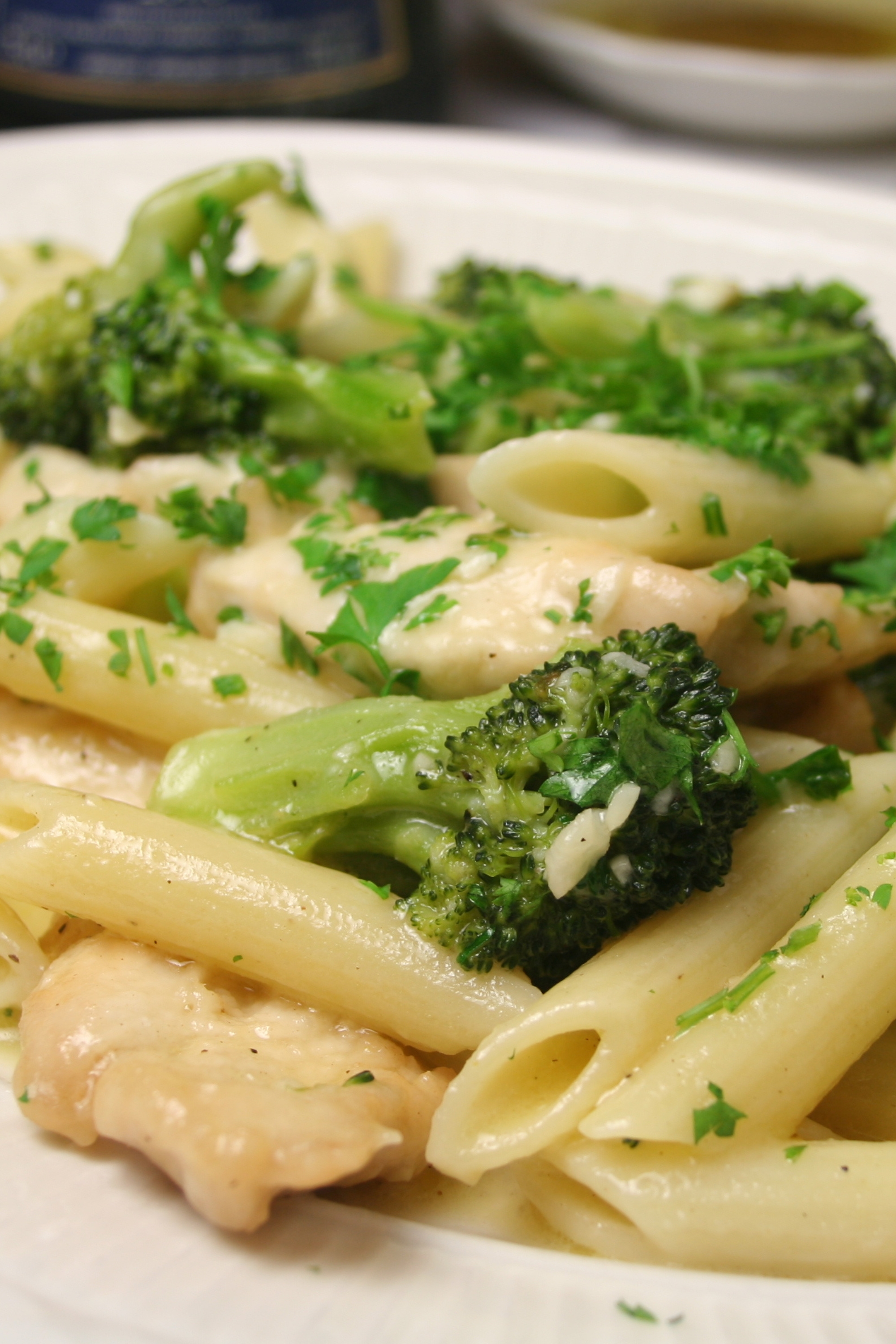 Whole-Grain Pasta with Chicken and Broccoli Whole-Grain Pasta with Chicken and Broccoli
