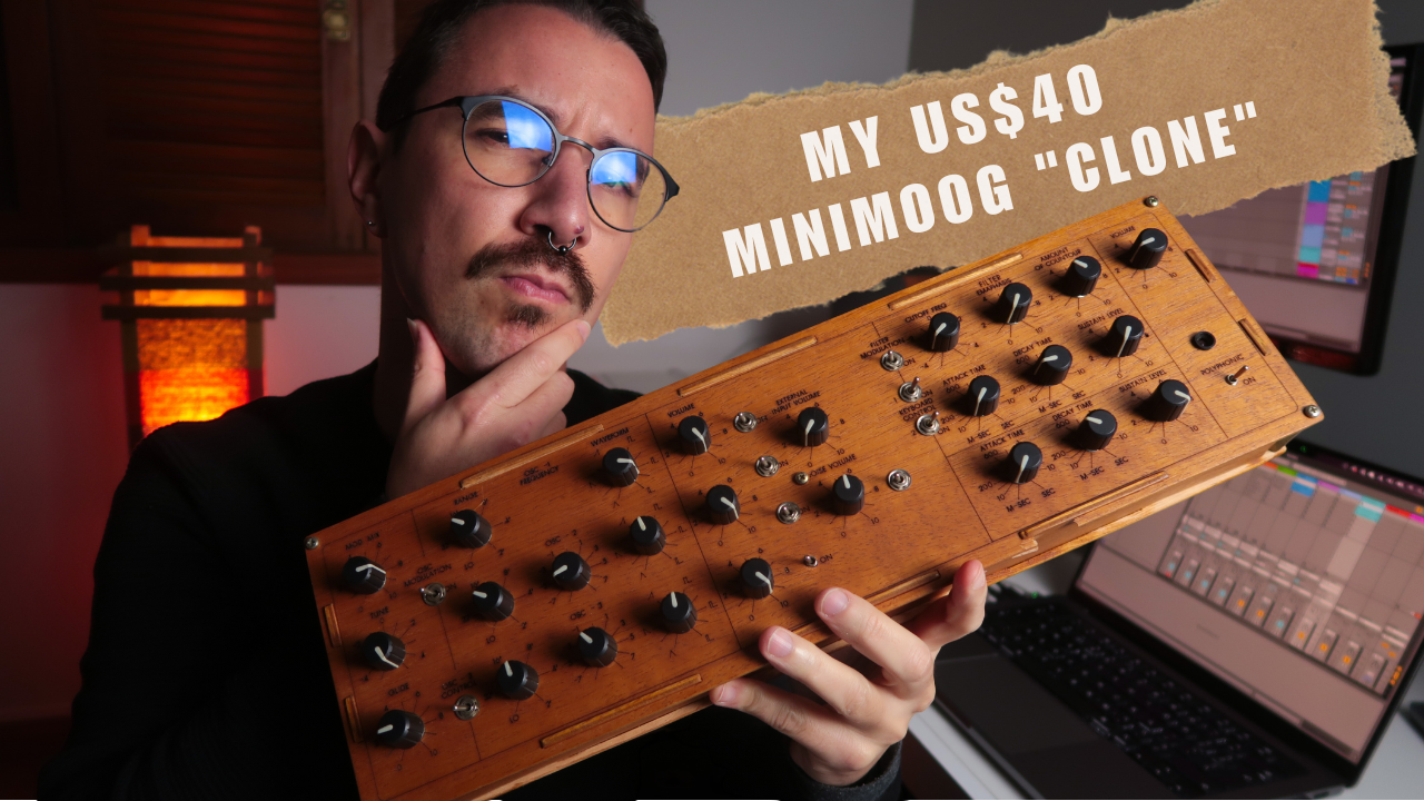 DO YOU REALLY NEED AN ANALOG SYNTH? My MINIMOOG "Clone" Workflow