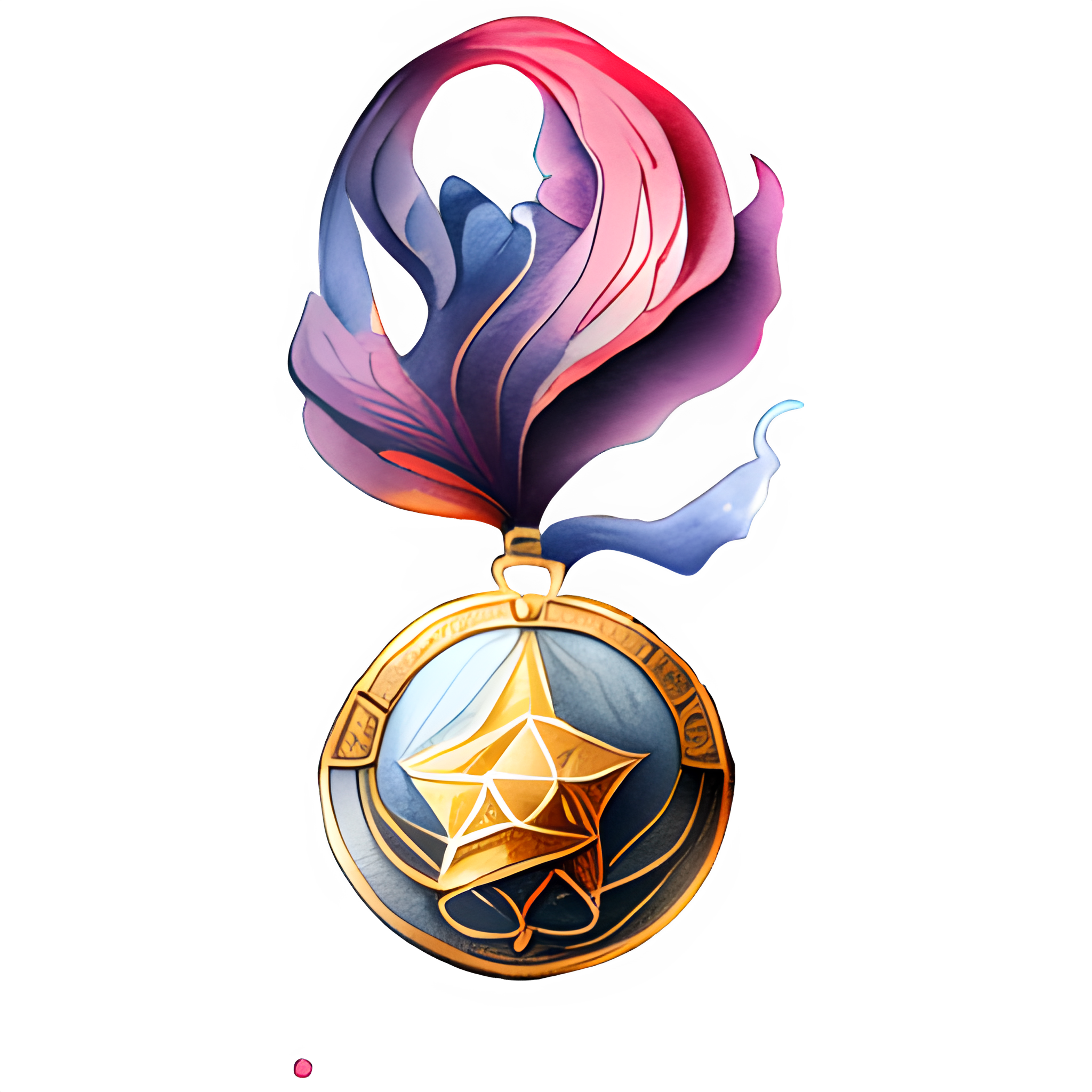 Watercolor Medal Watercolor Medal