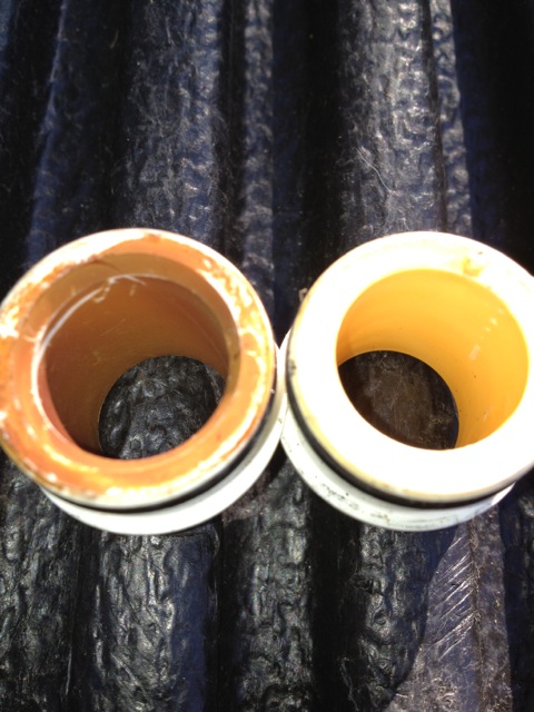biofilm in the incoming city water supply and the return side or the water 