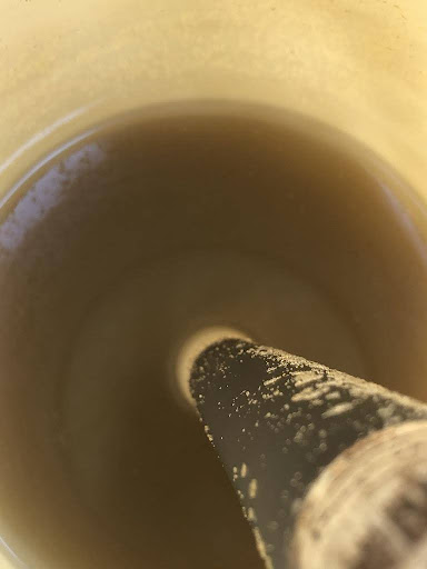 discolored water from water softener