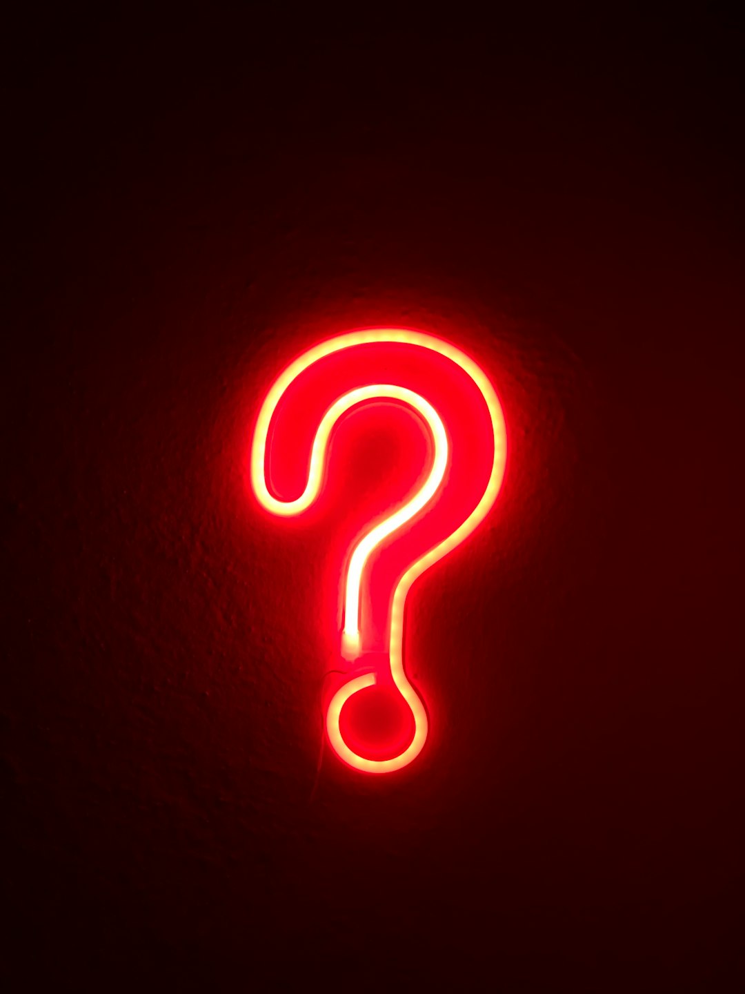 Ask Neon sign