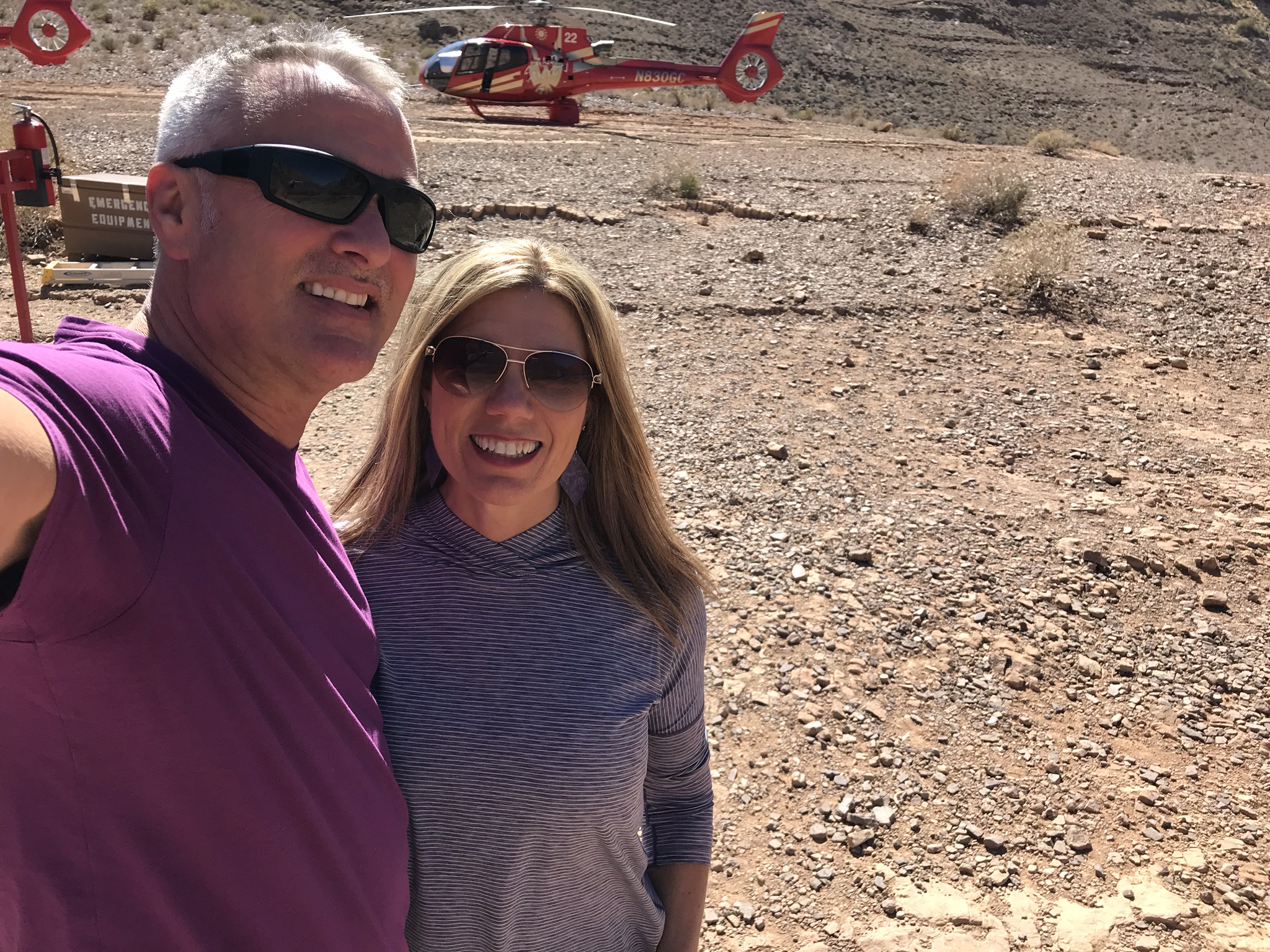 Glenn & Tina Gail, Owner Yes2Travels at the bottom of Canyon Glenn & Tina Gail, Owner Yes2Travels at the bottom of Canyon