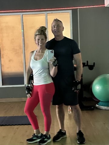 Glenn & Tina Gail, Yes2Travel at the Gym at Hilton Playa del Carmen Glenn & Tina Gail, Yes2Travel at the Gym at Hilton Playa del Carmen