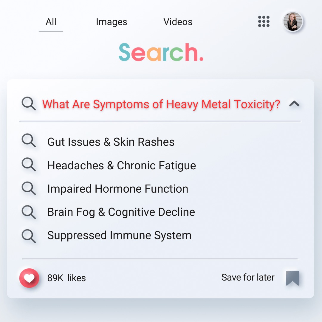 Heavy Metal Toxicity Symptoms 