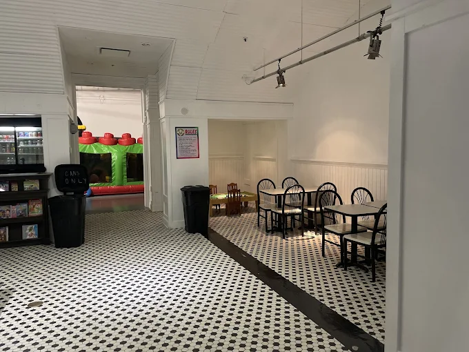 Tables for eating or taking a break