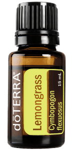 dōTERRA lemongrass essential oil bottle