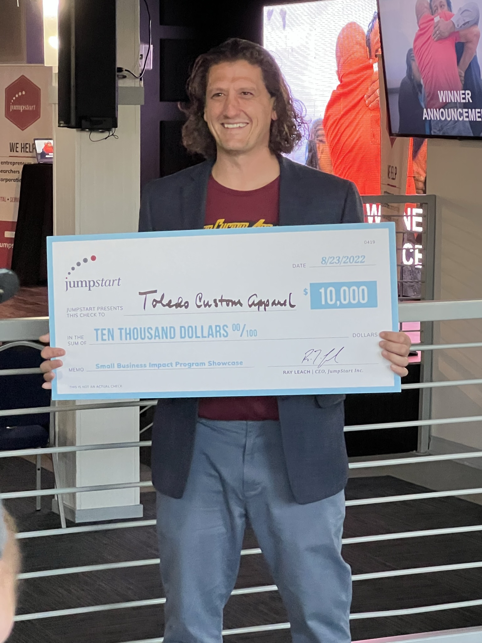 Chris Eischen, Toledo Custom Apparel, Jumpstart