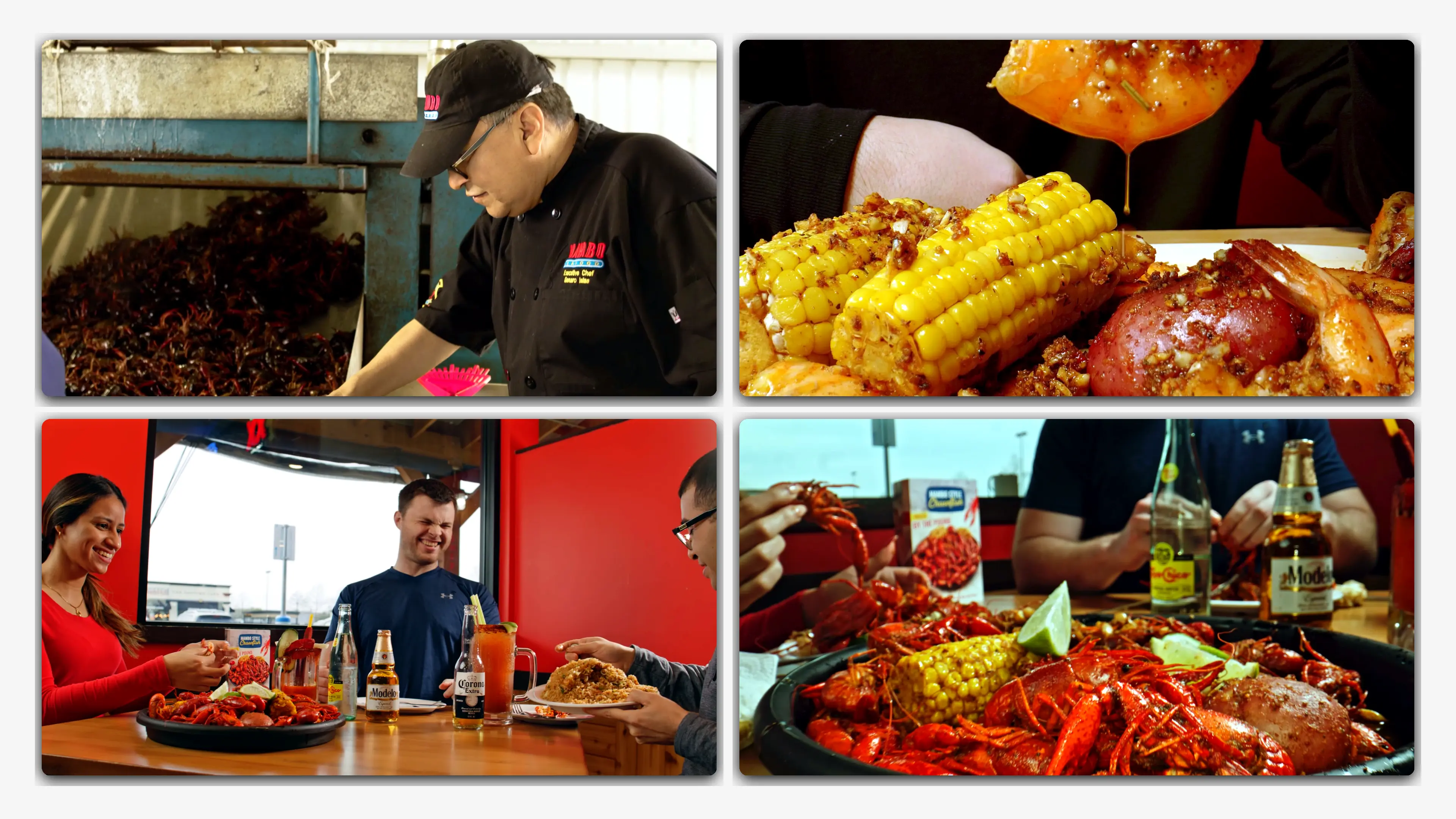 Mambo Seafood Katy crawfish season commercial video production