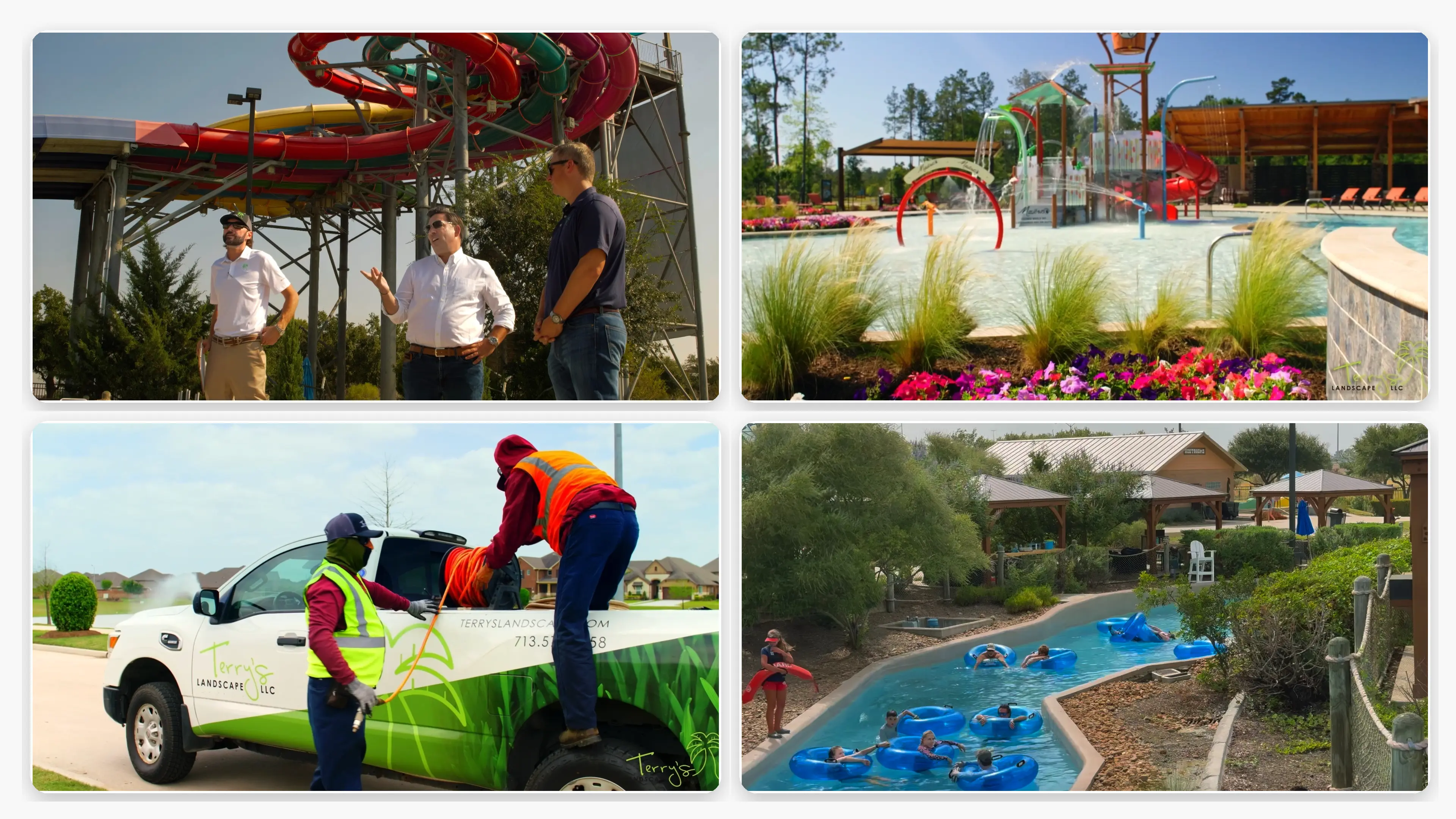 Terry's Landscape brand story video production at Typhoon Texas Katy