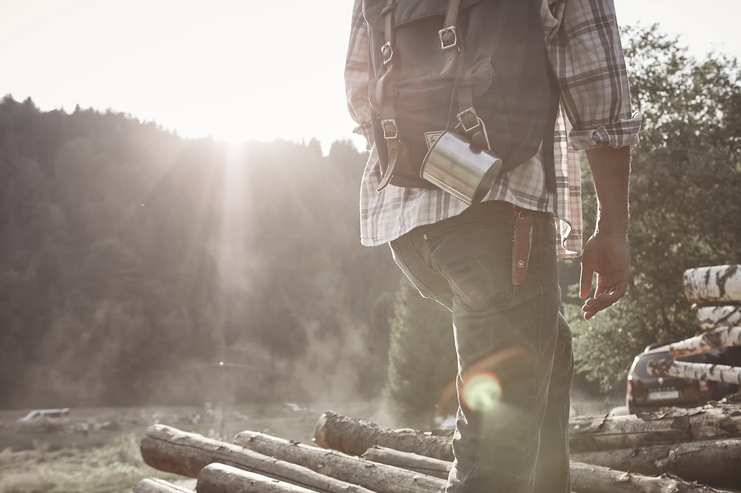 Man Hiking