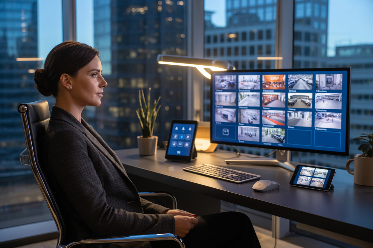 camera installation for commercial