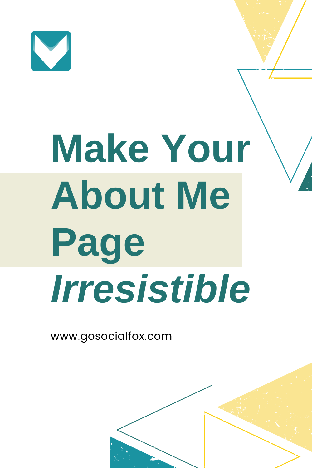 make your about me page irresistible