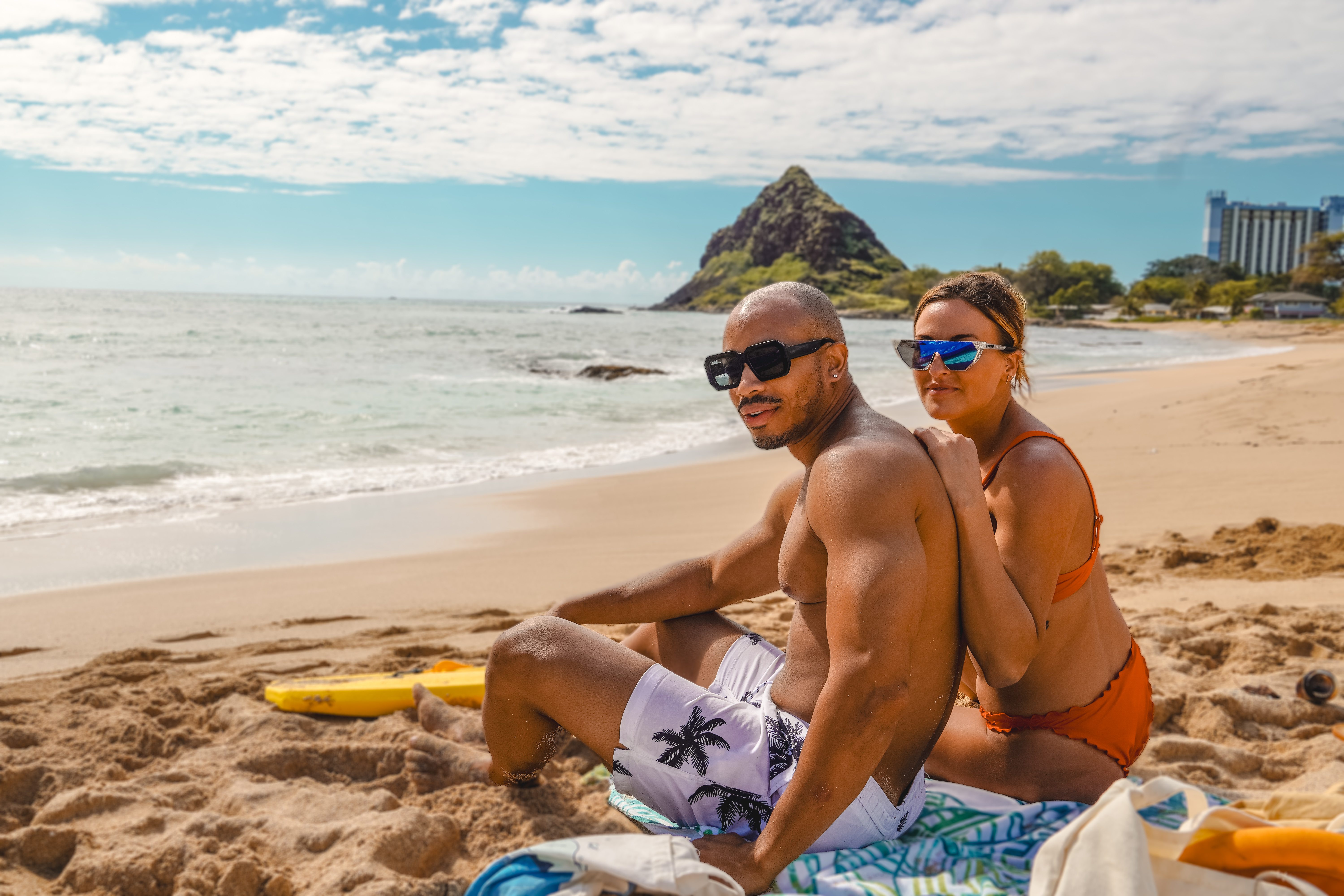 Quentin B. Smith on the beaches of Waikiki, Hawaii