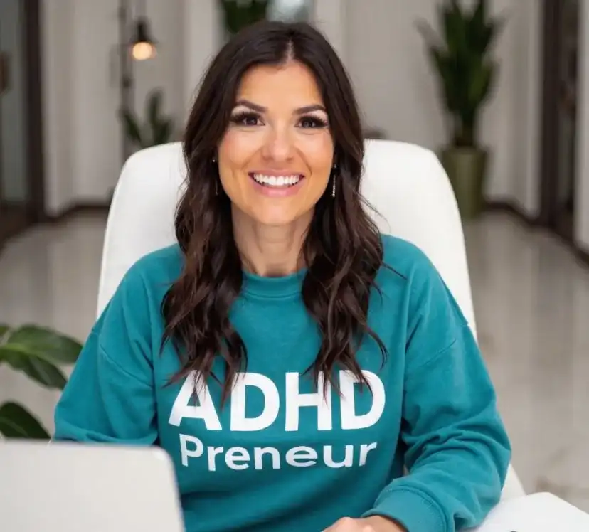 ADHD business coach providing personalized 1:1 mentorship and strategy sessions