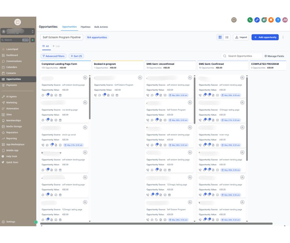 screenshot of self esteem pipeline screenshot of self esteem pipeline