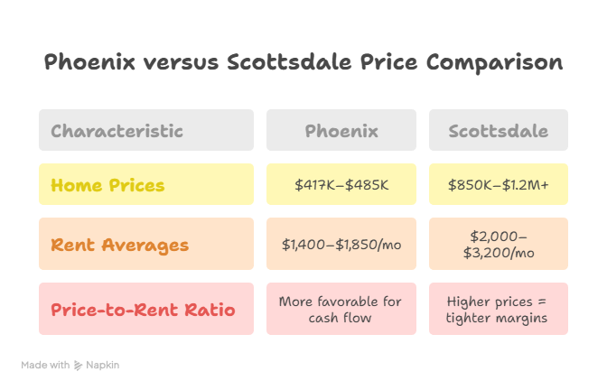 17. Scottsdale vs. Phoenix – Which Is Better for Real Estate Investment in 2025