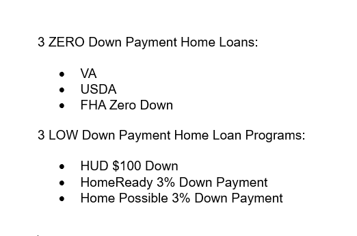 no money down no money down