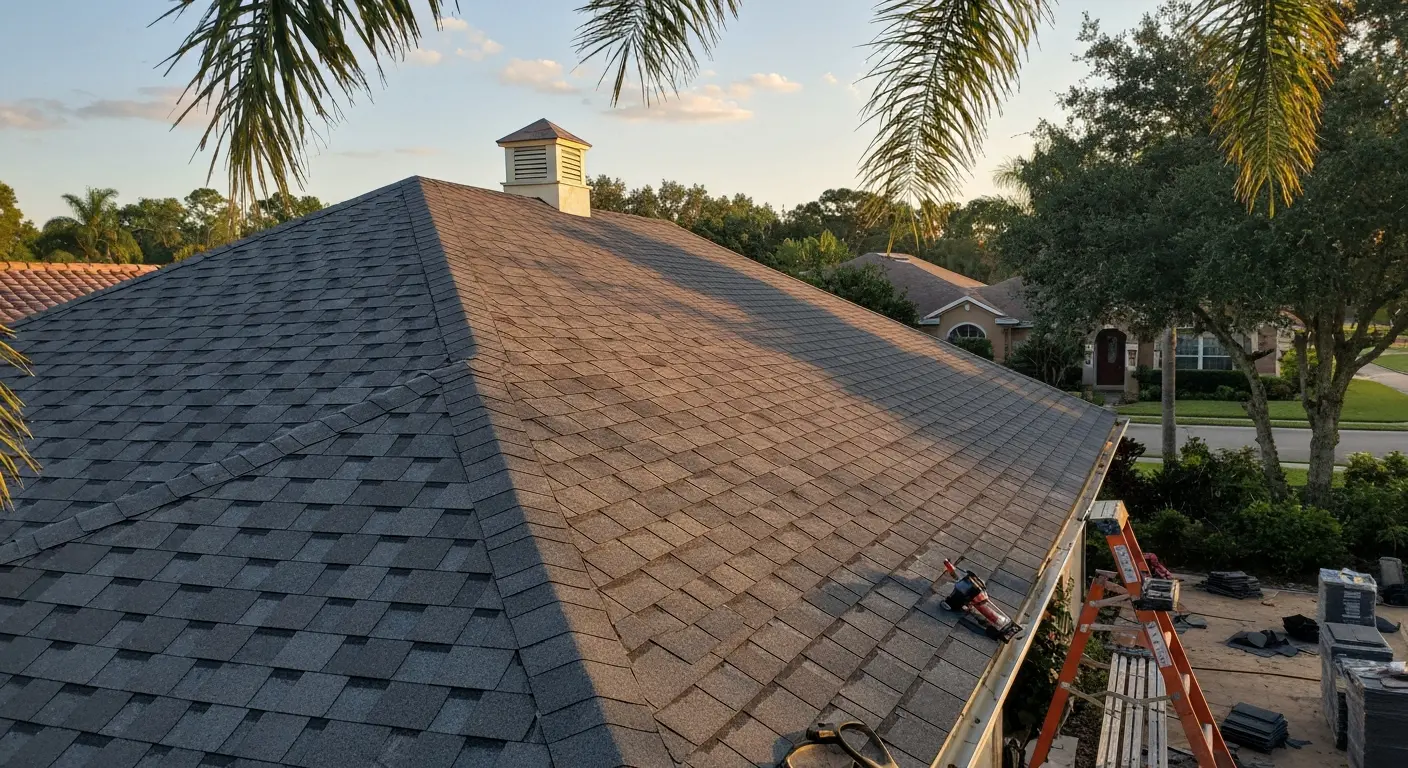 Shingle roof replacement in Longwood, Florida