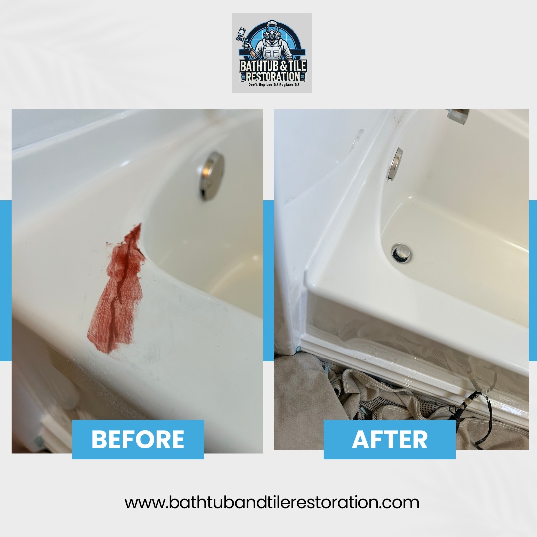 Before and after -Bathtub and tile restorations in overland park kansas project 19 Before and after -Bathtub and tile restorations in overland park kansas project 19