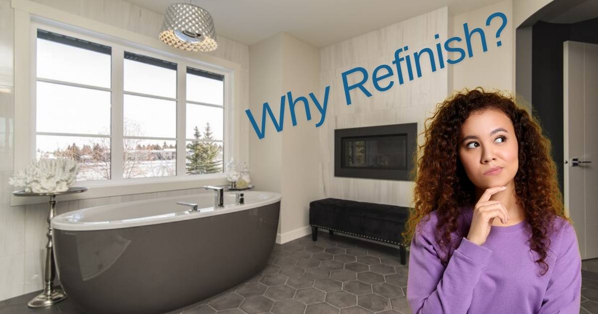 Person checking in bathtub with why caption Person checking in bathtub with why caption